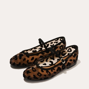 All-Season Style The Demi Jane - Leopard Mesh Cozy Flats The Demi Jane - Leopard Mesh