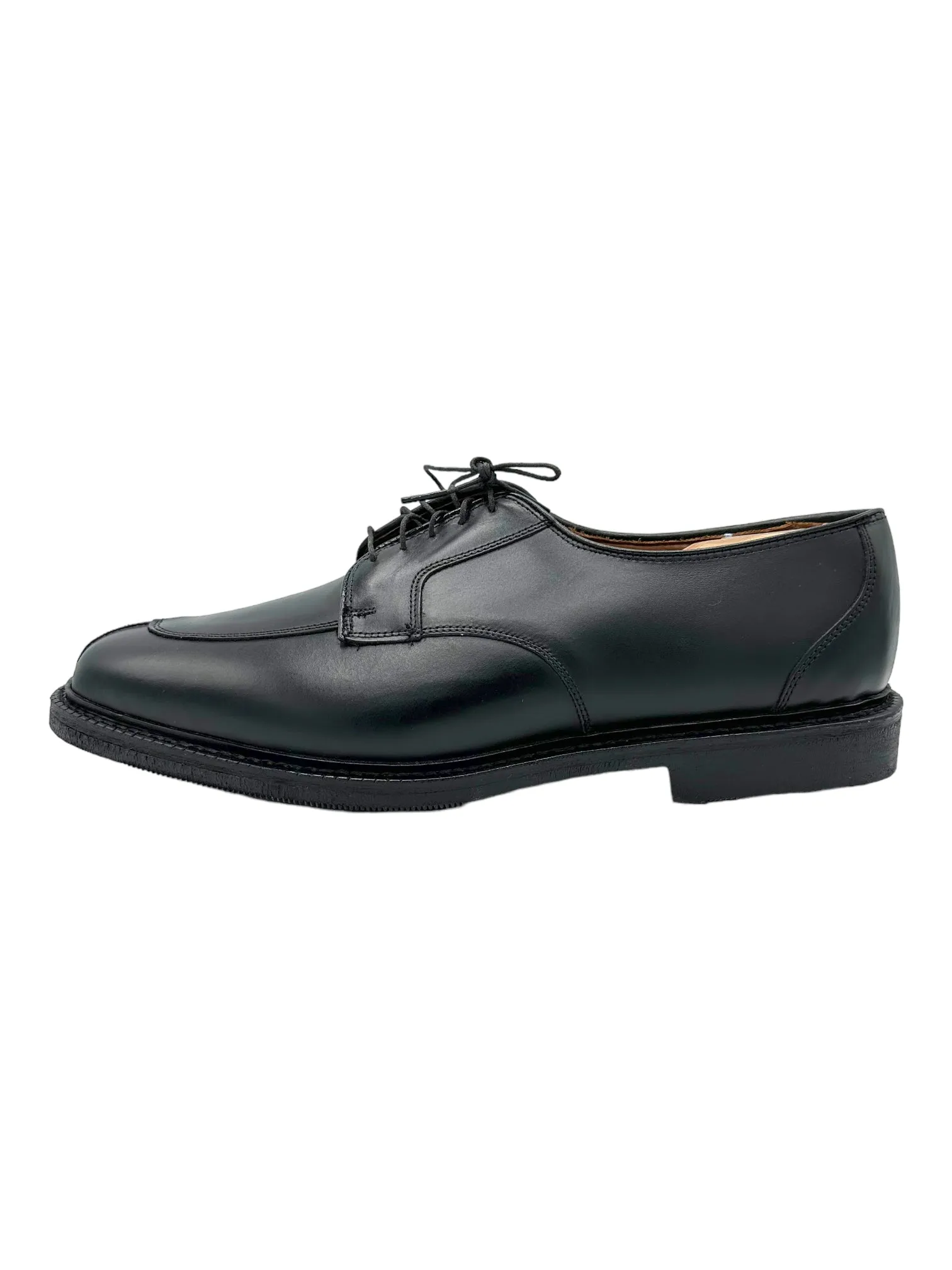 Allen Edmonds Black Ashton Split Toe Leather Derby Dress Shoes