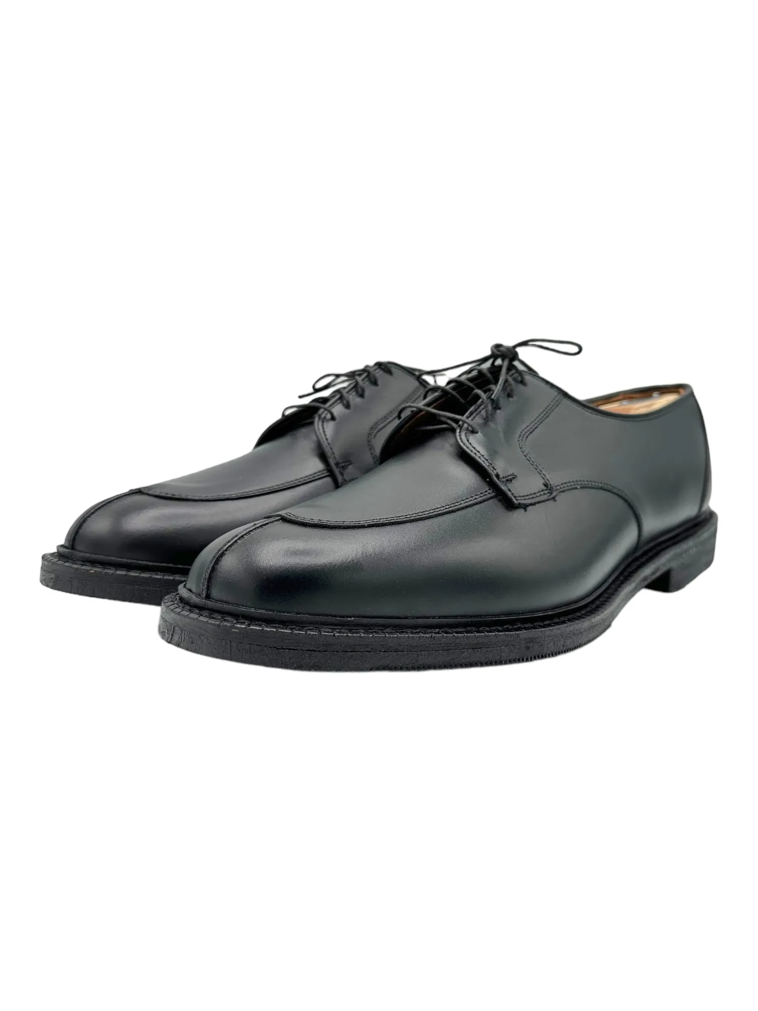 Allen Edmonds Black Ashton Split Toe Leather Derby Dress Shoes
