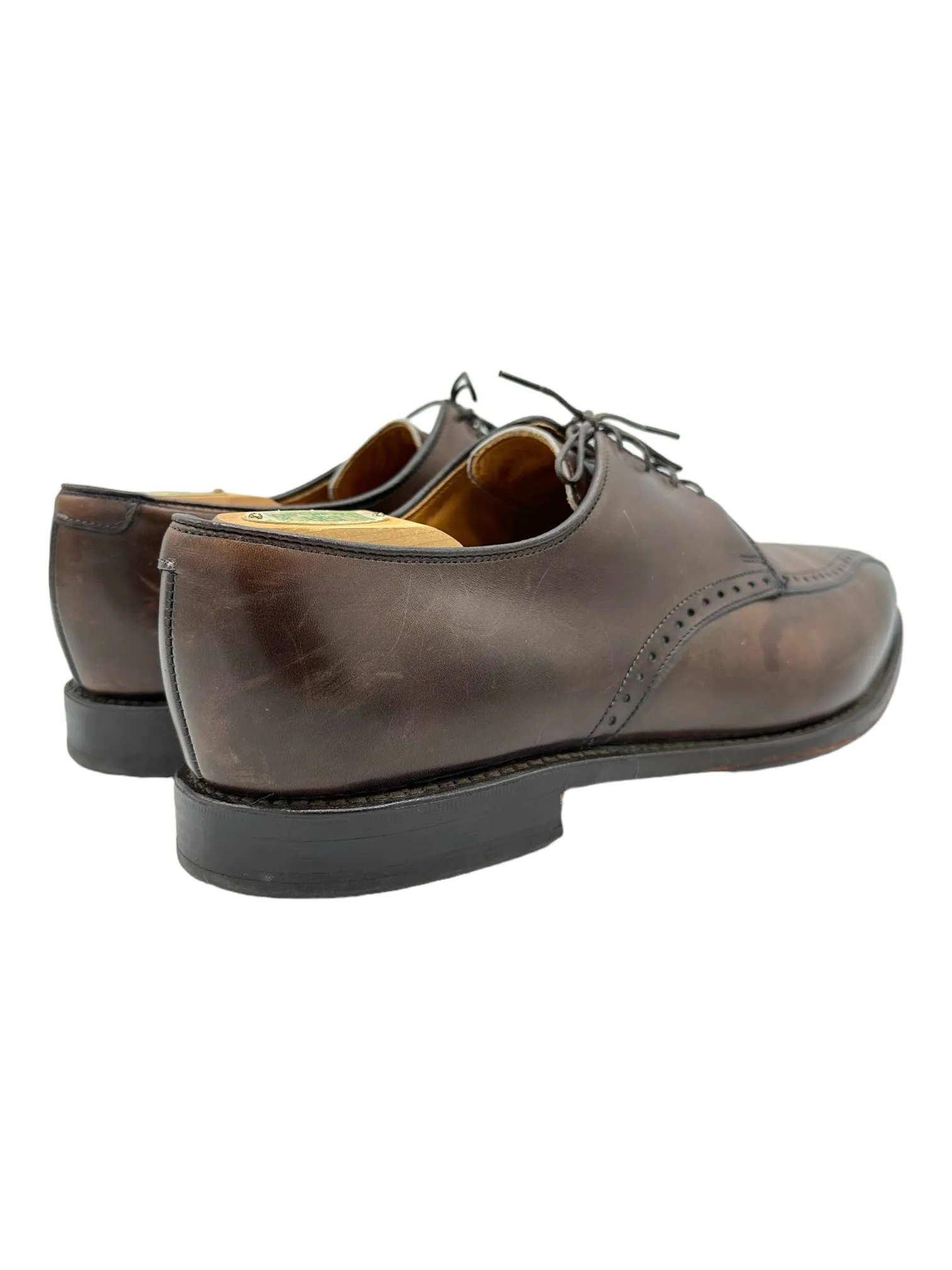 Allen Edmonds Wendell Brown Leather Derby Dress Shoes