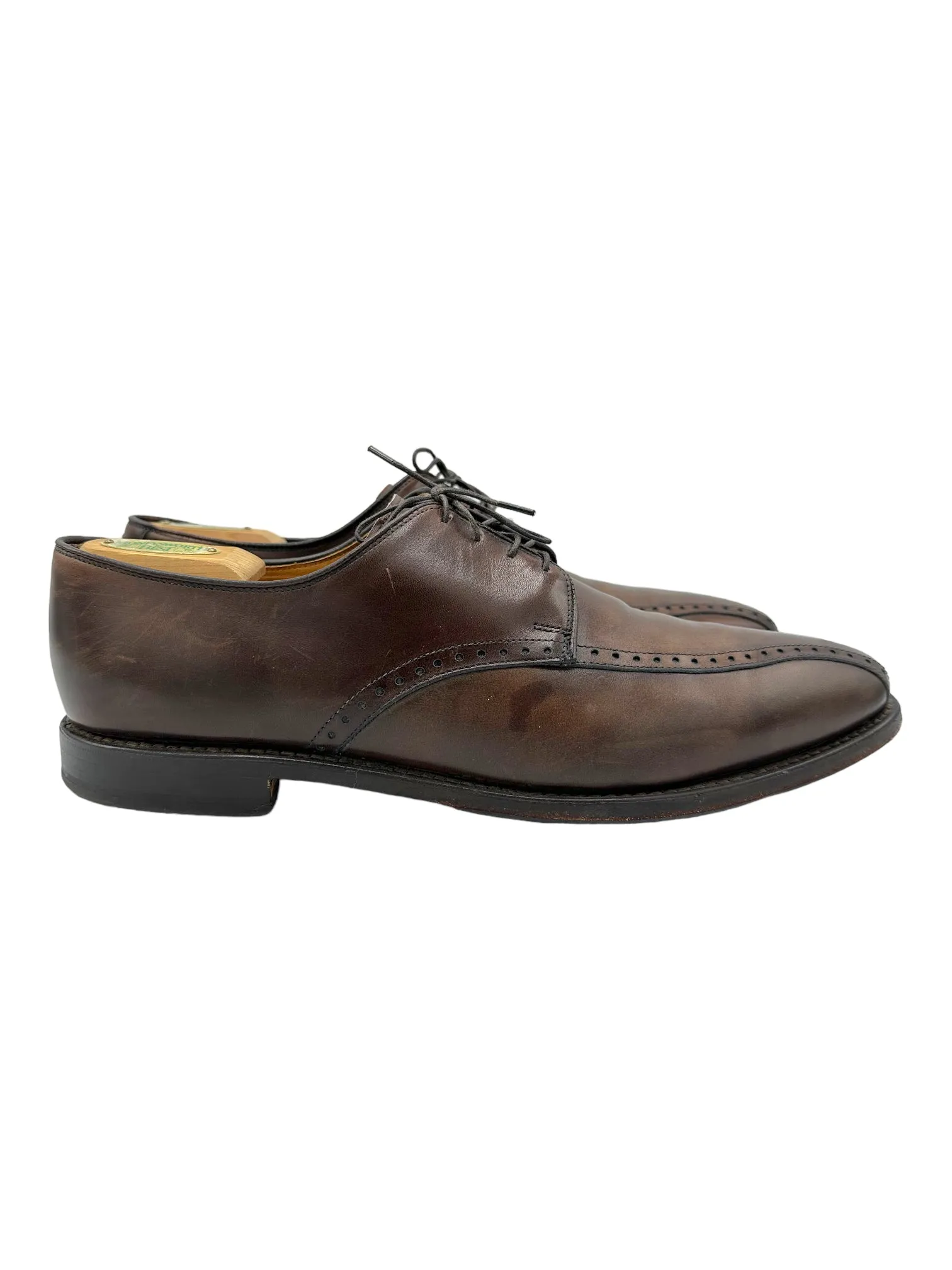 Allen Edmonds Wendell Brown Leather Derby Dress Shoes