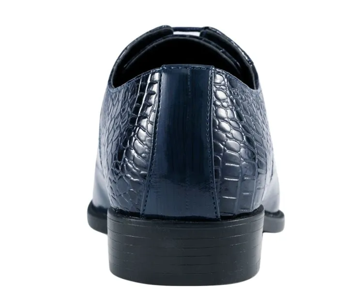 Amali Harvey Croc Men's Exotic Leather Dress Shoes