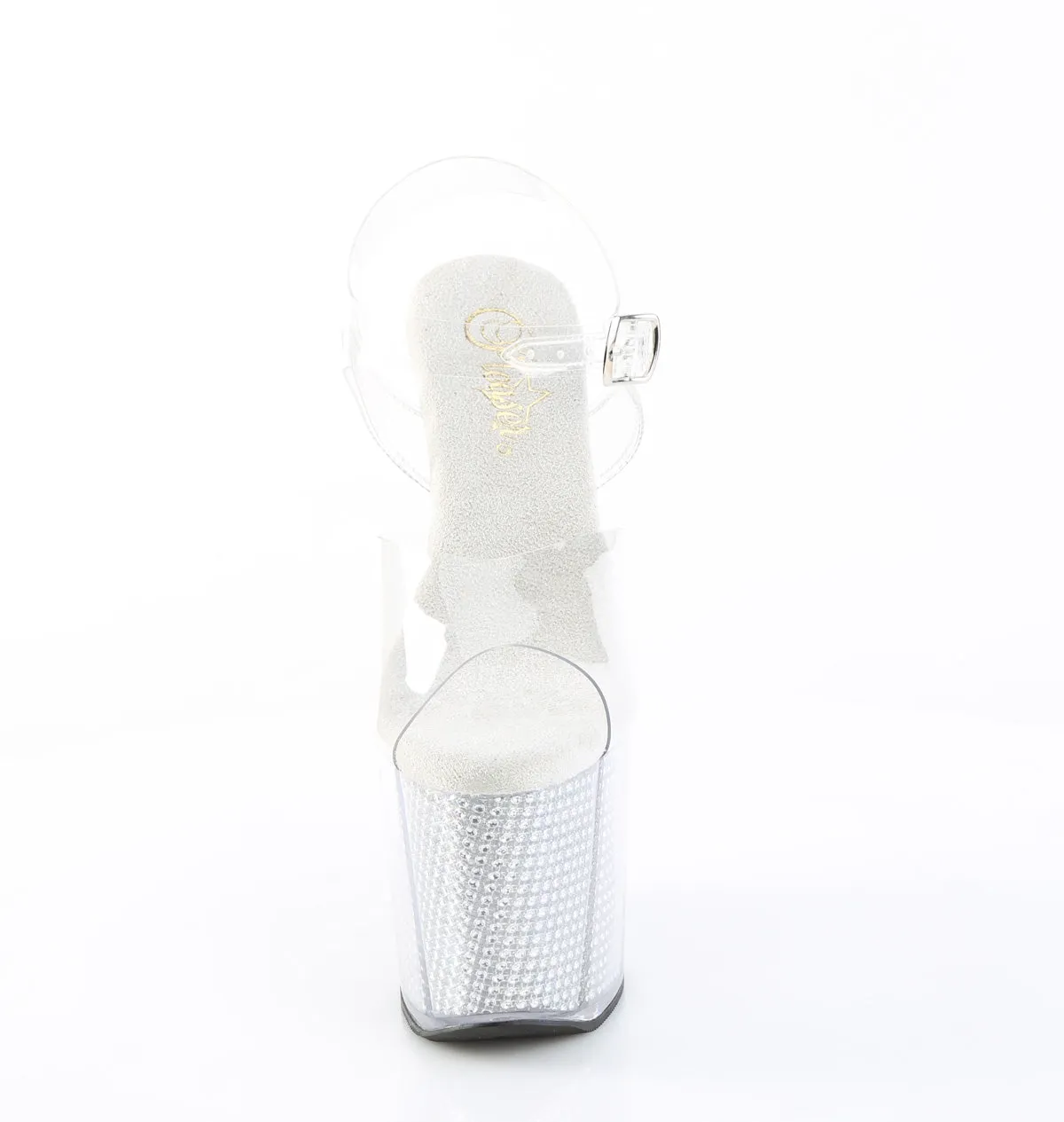 AMAZE-808SRS Platform Glitter Rhinestone Sandals