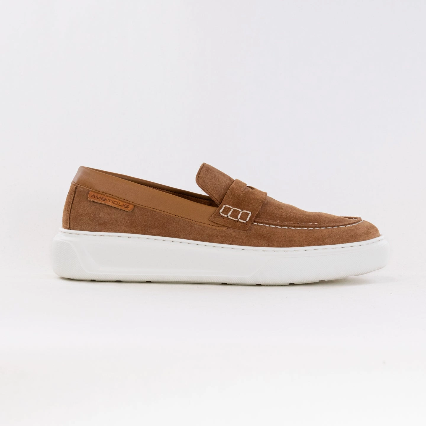 Simple Slip On Adjustable loop Ambitious KIT Loafer (Men's) - Cognac Suede