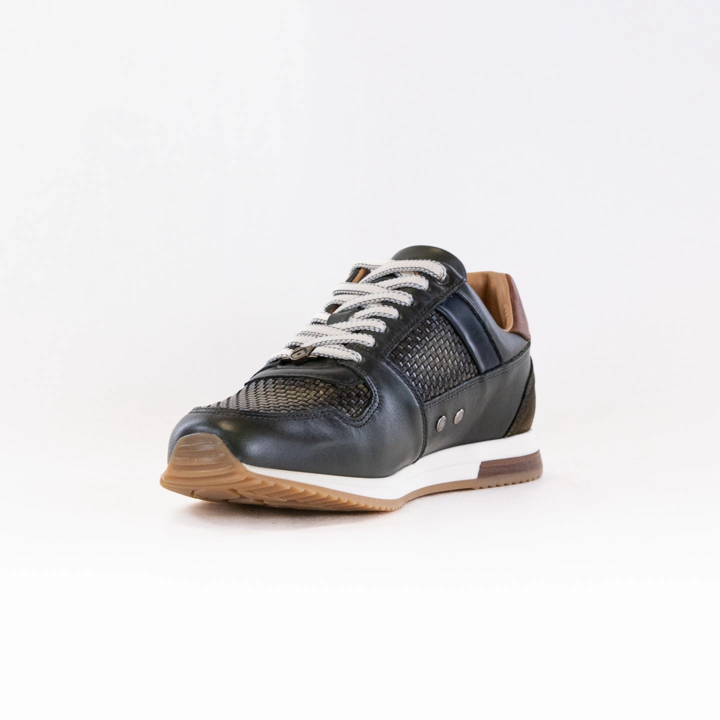 Ambitious Slow Premium Sneaker (Men's) - Khaki Leather Sleek Aesthetic Urban Friendly