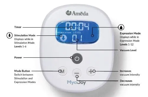 Ameda MYA Joy Portable Double Breast Pump