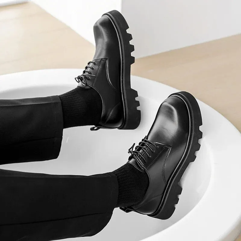 Amozae- Ilsan Chunky Sole Lace-up Derby Shoes