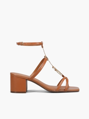 Anabelle Tan Nappa All-Weather Use Versatile Strap Configuration Gladiator Style Anabelle Tan Nappa