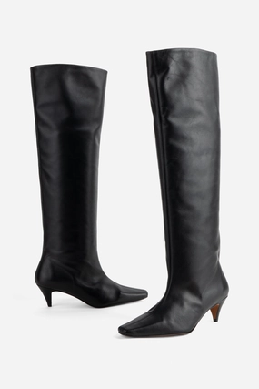 Ankle Lock Technology Sassafrass Knee High Boot - Black Sassafrass Knee High Boot - Black Casual Style