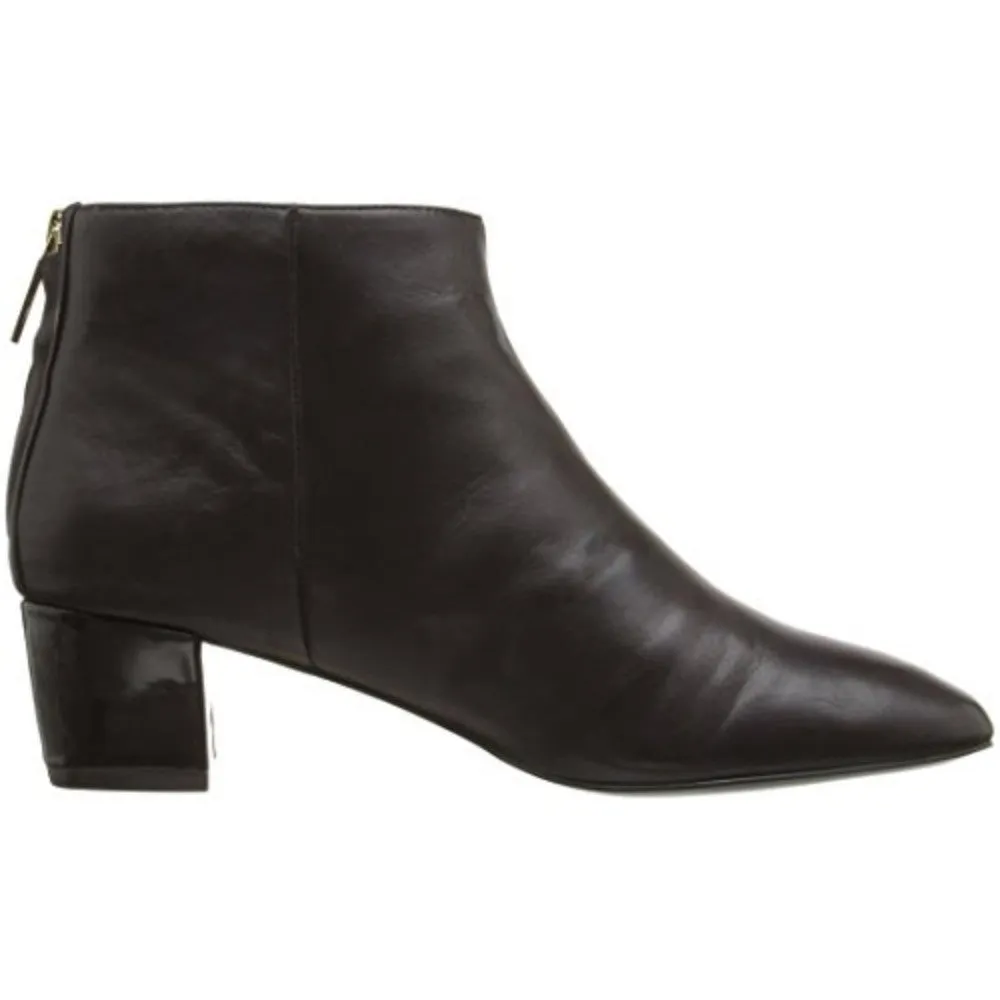 Anna Brown Leather Nine West Bootie