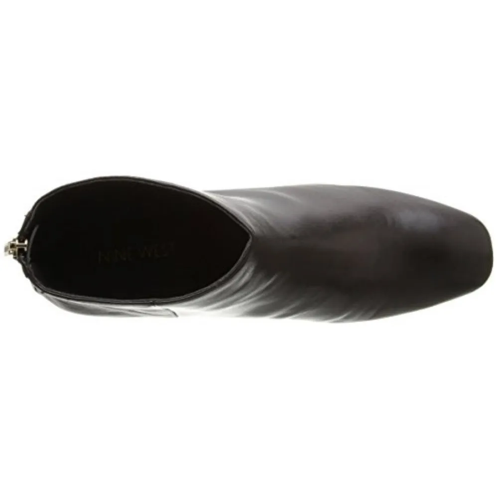 Anna Brown Leather Nine West Bootie