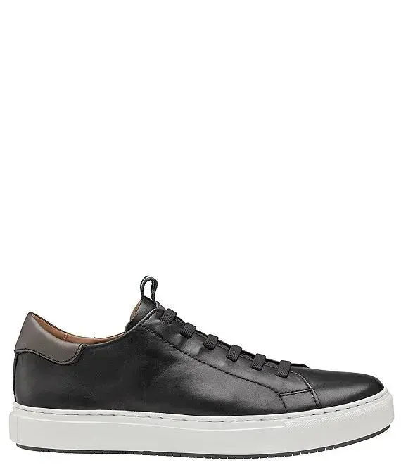 Anson Leather Lace-To-Toe Sneakers - Black Work Day