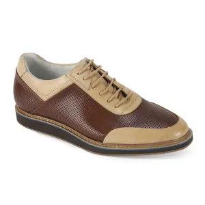 anti - slip LORENZO | Giovanni-BRN/NAT Cushioned Footbed Slip On Mechanism LORENZO | Giovanni-BRN/NAT