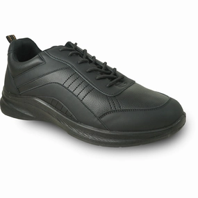 Anti Fall Product Tool VANGELO Men Slip Resistant Shoe JIMMY-4 Black  - Wide Width Available slip - free shoes for laboratories Elastic VANGELO Men Slip Resistant Shoe JIMMY-4 Black  - Wide Width Available