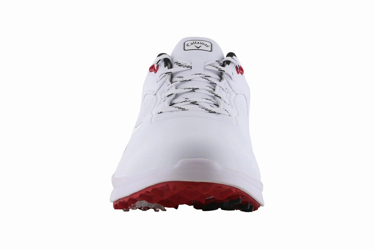 Running Inspired Steady Motion Callaway Golf Solana TRX V3 Golf Shoe White