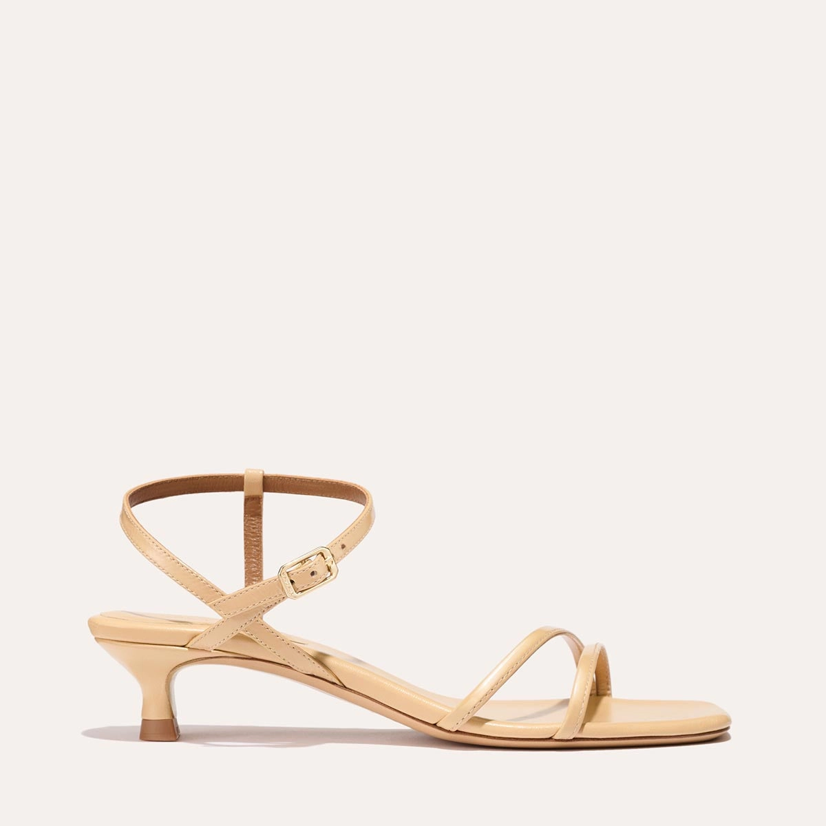 Energetic Mood The Dylan Sandal - Sand Crinkle Gloss Nappa