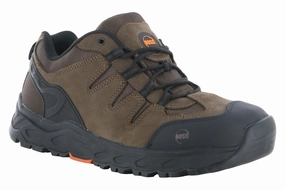 Hoss Eric Lo Soft Toe Brown Shock Absorbing Heavy Duty Design