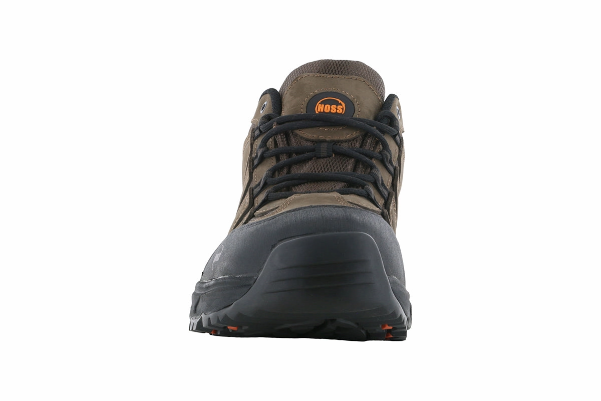 Comfortable Walk High-traction Performance Hoss Eric Lo Soft Toe Brown