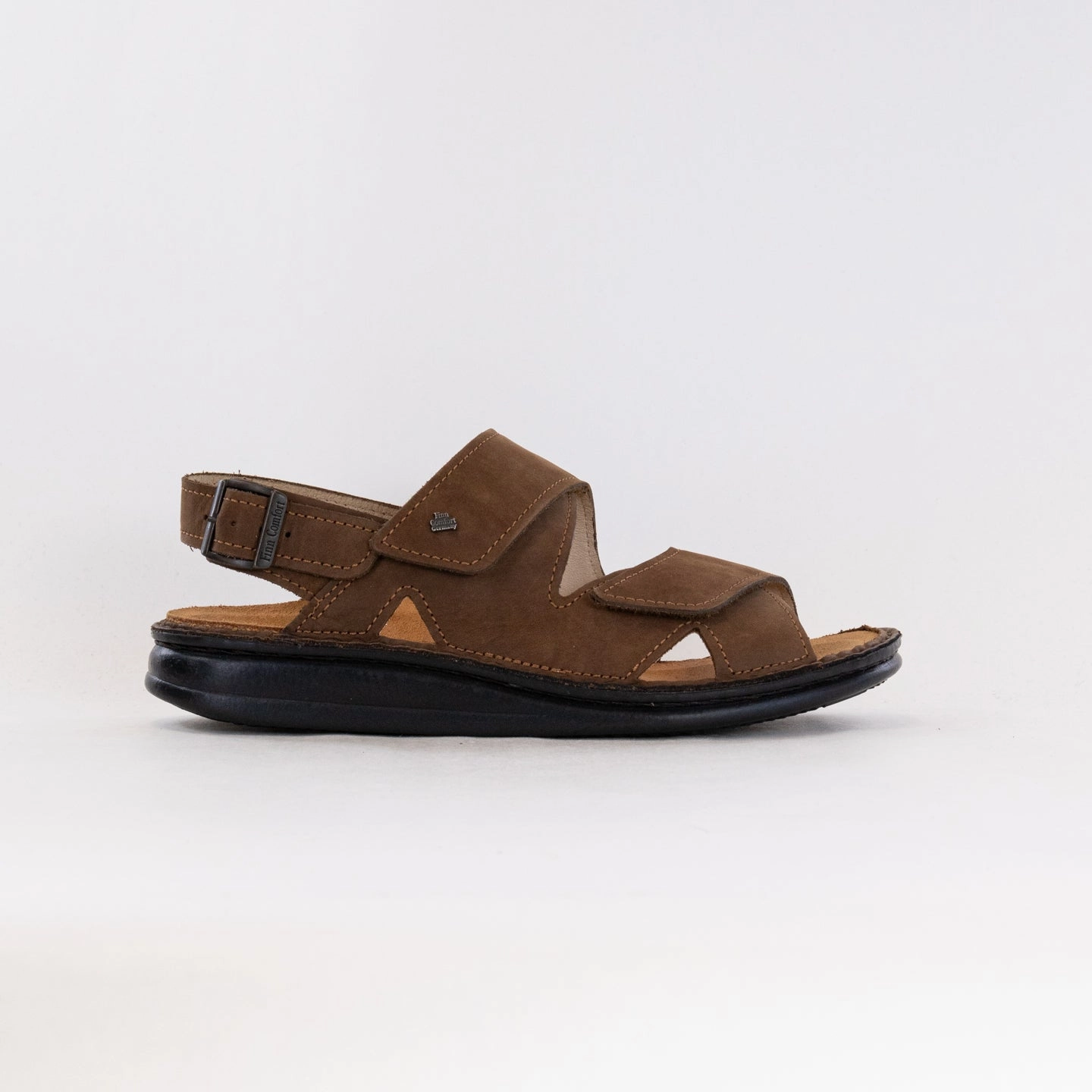 Finn Comfort Toro Sandal (Men's) - Cherokee Wood Easy To Clean Resort Look
