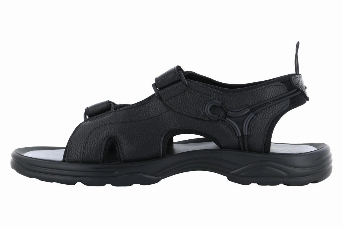 Slip On Construction Wedge Heel Propet Surfwalker II Sandal Black