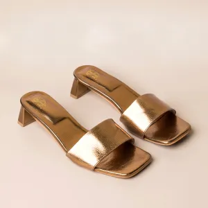 Antique Copper Low-Mid Heels