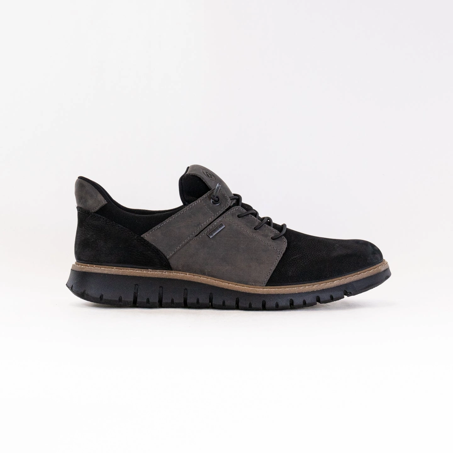 Mesh Detail Suede Ara Lexington Waterproof 11-35620 (Men's) - Black/Grey