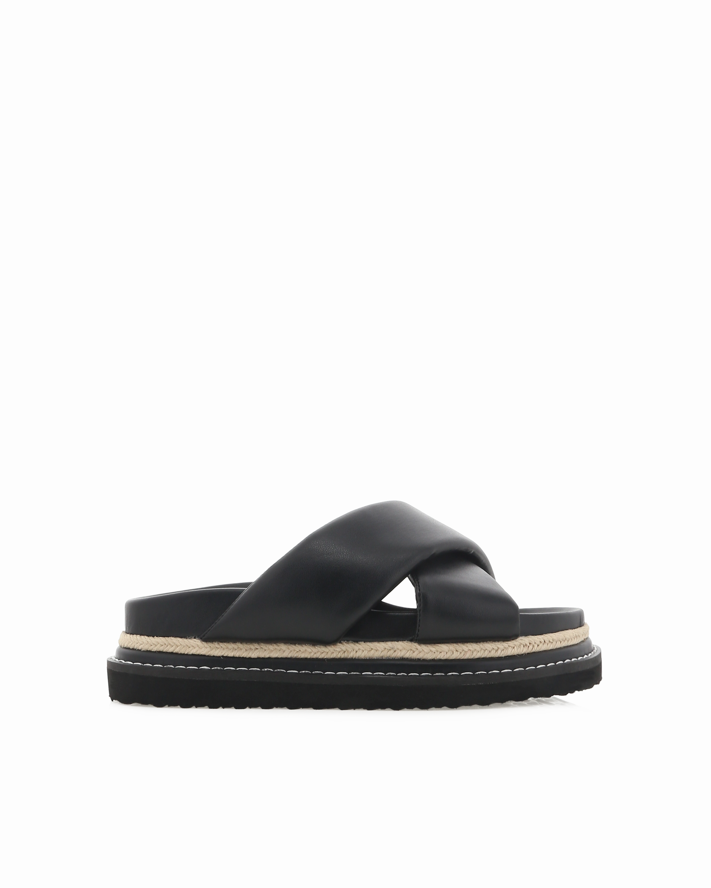 ARABEL WIDE FIT - BLACK Strap Design
