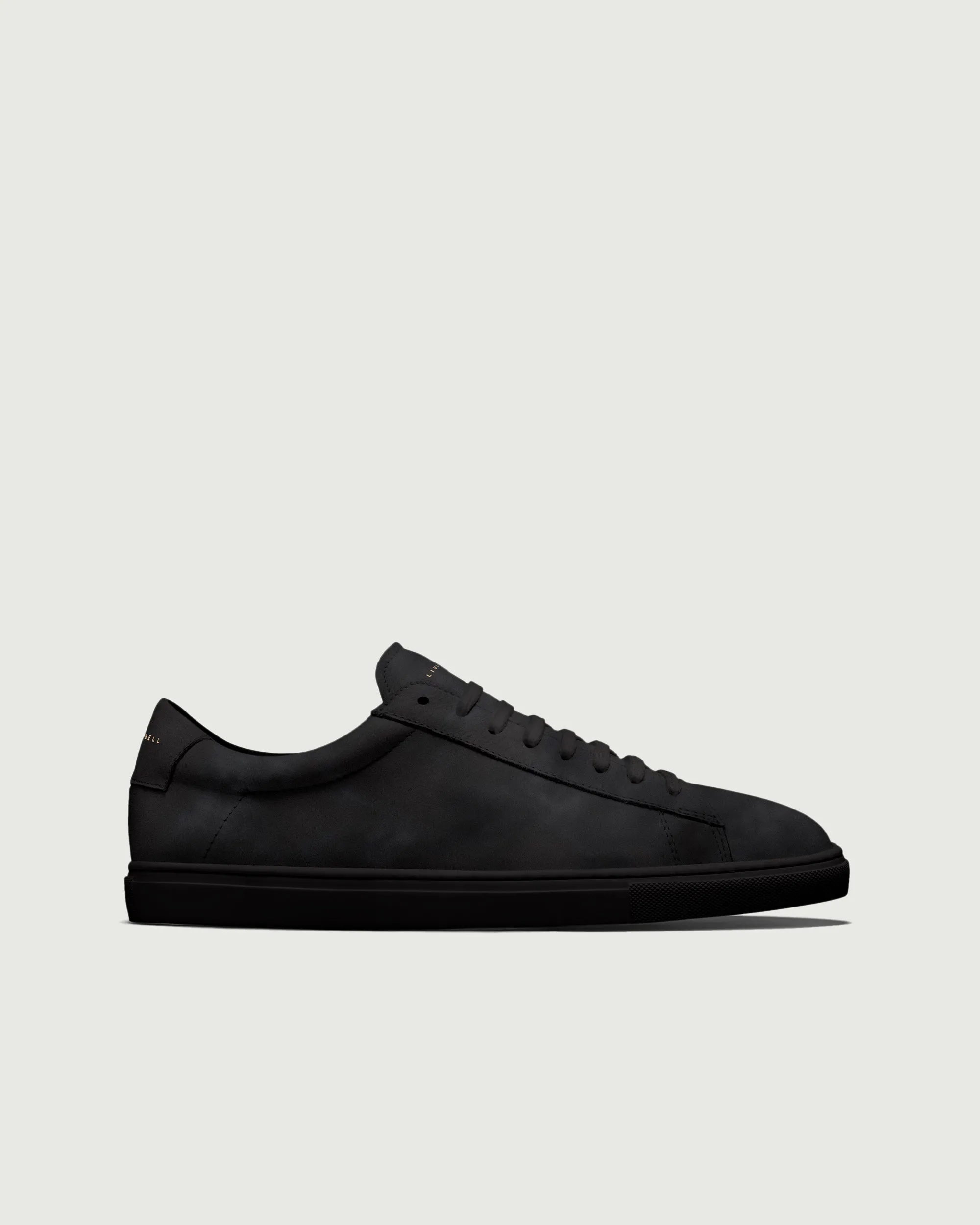 Structured silhouette Low 1 | Black Nubuck