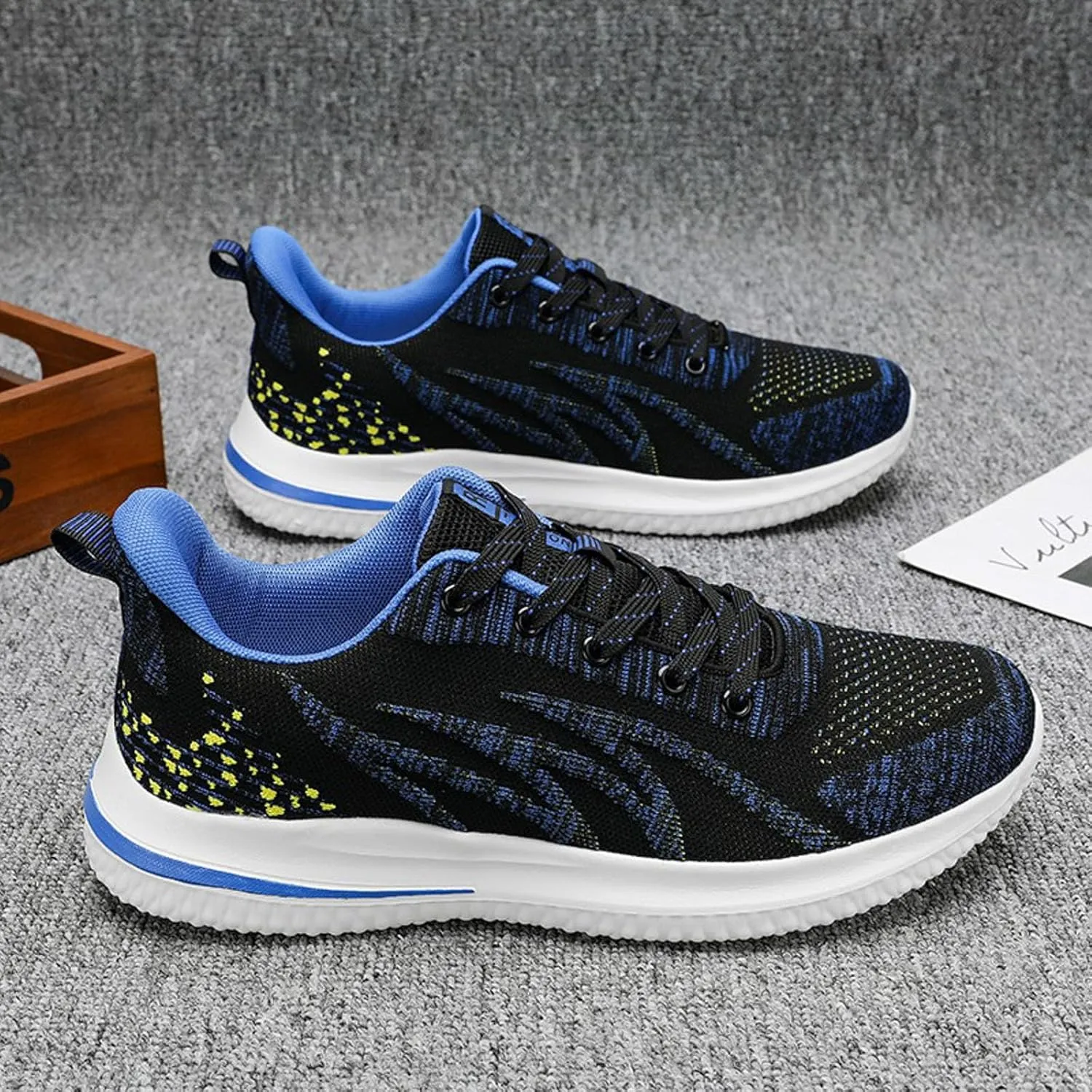 Arch Support Sports Shoes for Men Casual Sneaker Mesh Breathable Walking Shoe Outdoor Non Slip Jogging Sneakers
