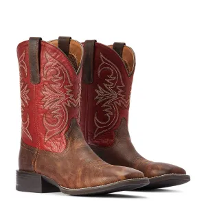Ariat Sport Pardner Matte Rebel Brown Western Boot