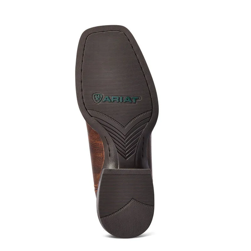 Ariat Sport Pardner Matte Rebel Brown Western Boot