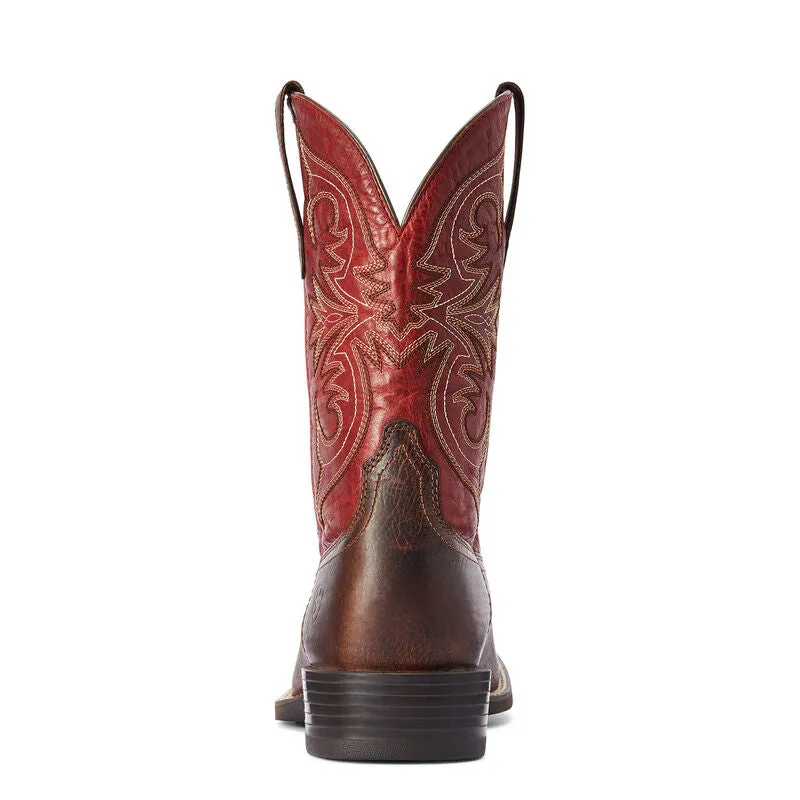 Ariat Sport Pardner Matte Rebel Brown Western Boot
