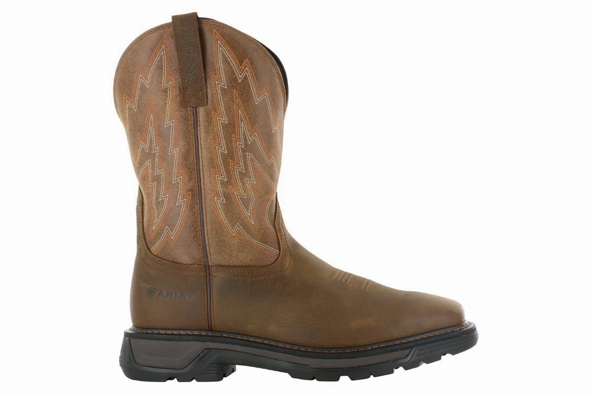 Ariat Big Rig Western Work Soft Toe Boot Traction Power Anti Slip Shoes