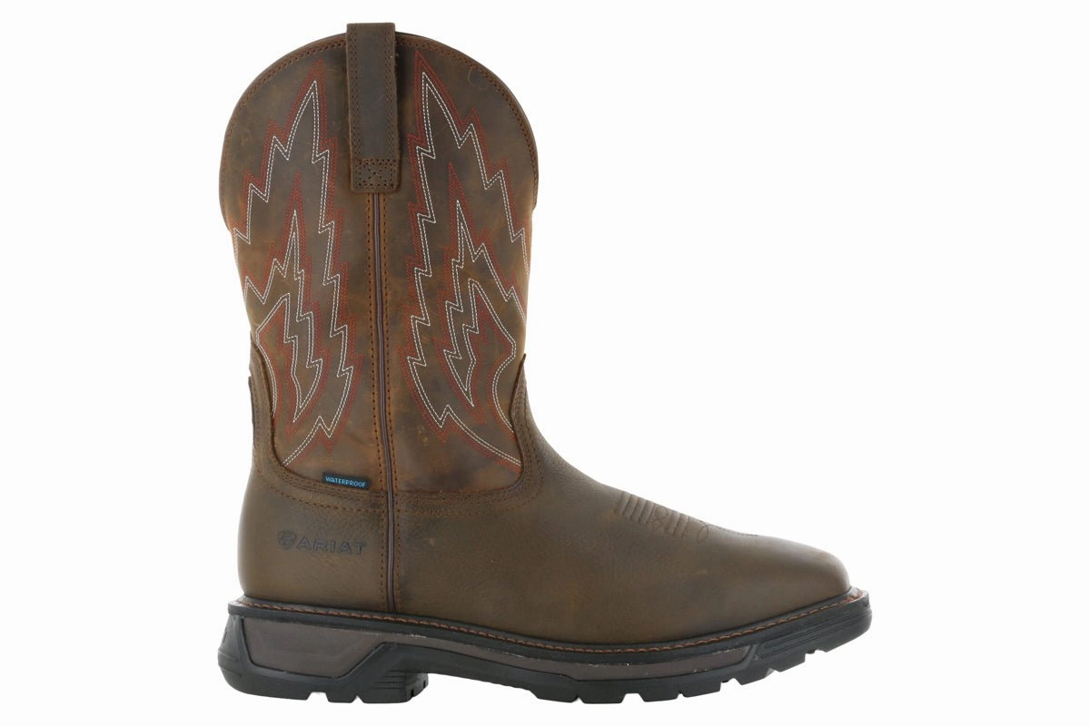 Ariat Big Rig Western Work Waterproof Soft Toe Boot Heavy Duty Cushioning System