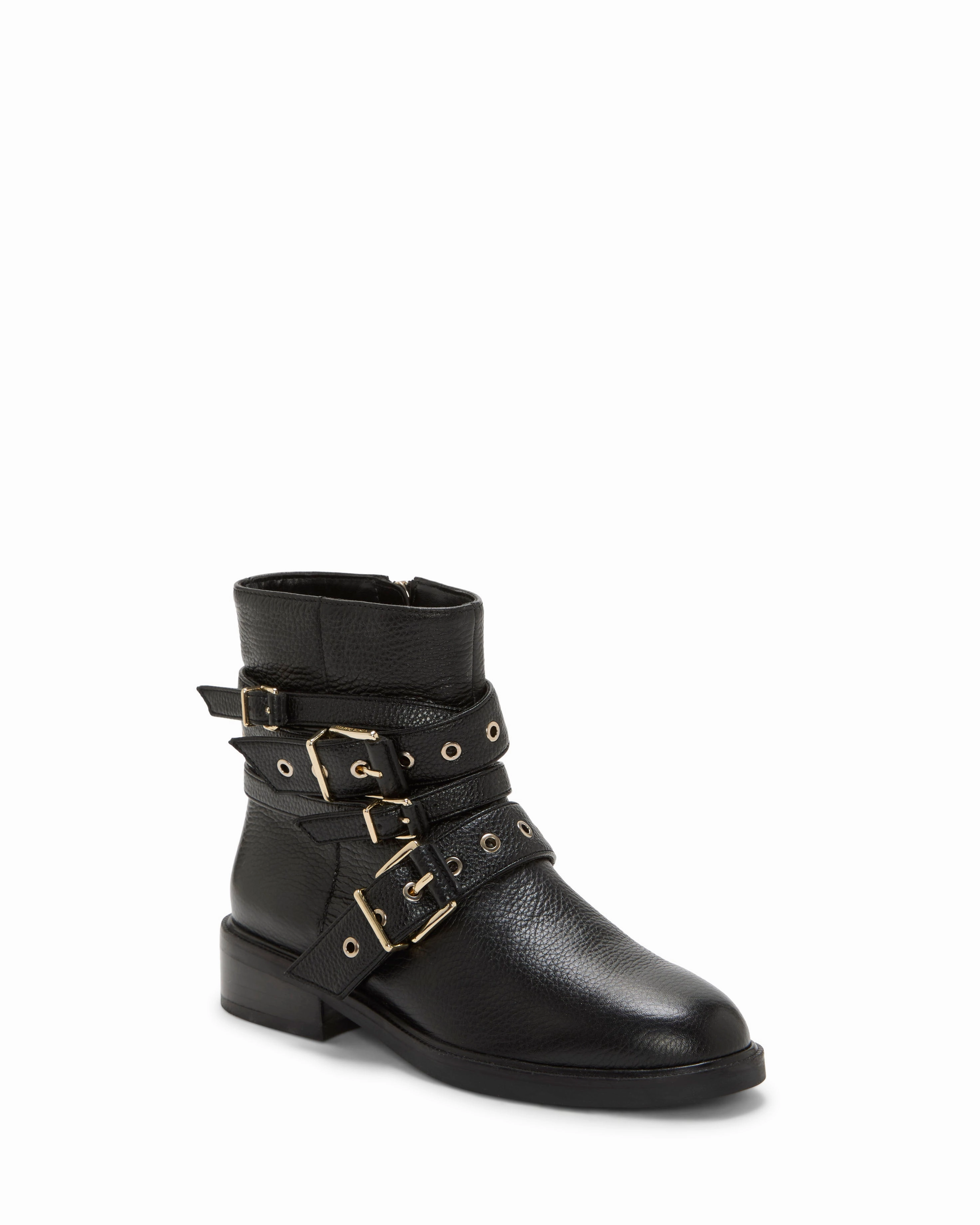 Arielle Multi-Buckle Moto Bootie Neo Pop