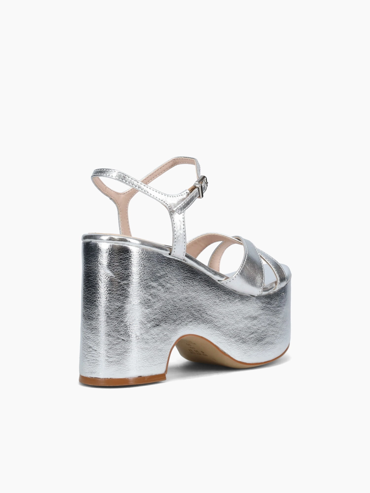 All Day Comfort Padding Flexible Fit Shoes Arlet Silver Met.cristal