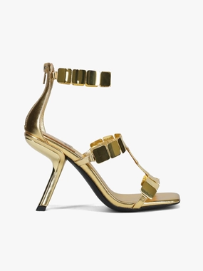 Ascend Gold Gold metallic Fashion-Forward Sandals Green Fresh Ascend Gold Gold metallic