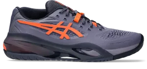 Asics Gel-Resolution X Greyish Purple/Nova Orange Men's tennis shoes