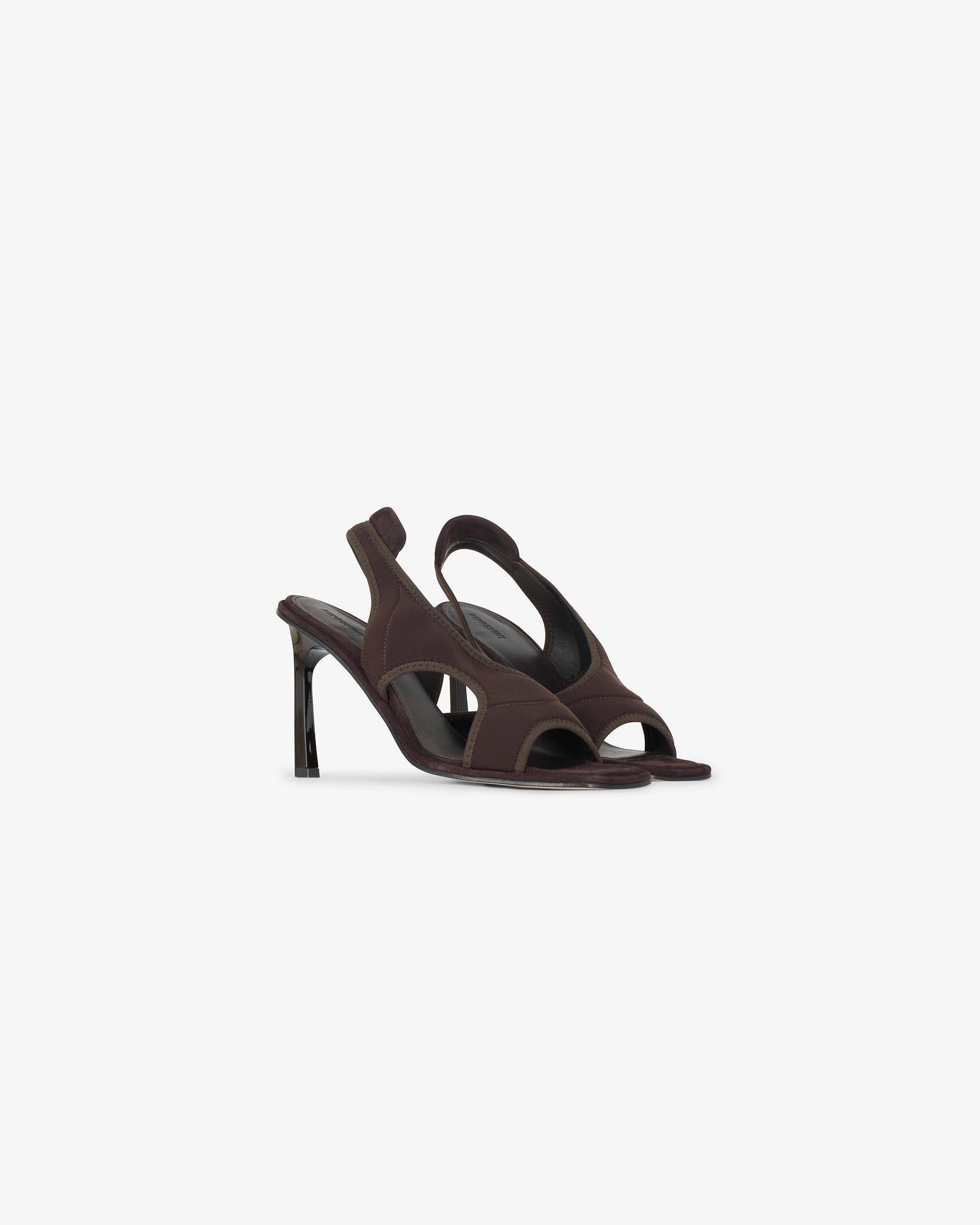 Temperature Regulation Tech Asymmetric Stretch Heel - Chocolate