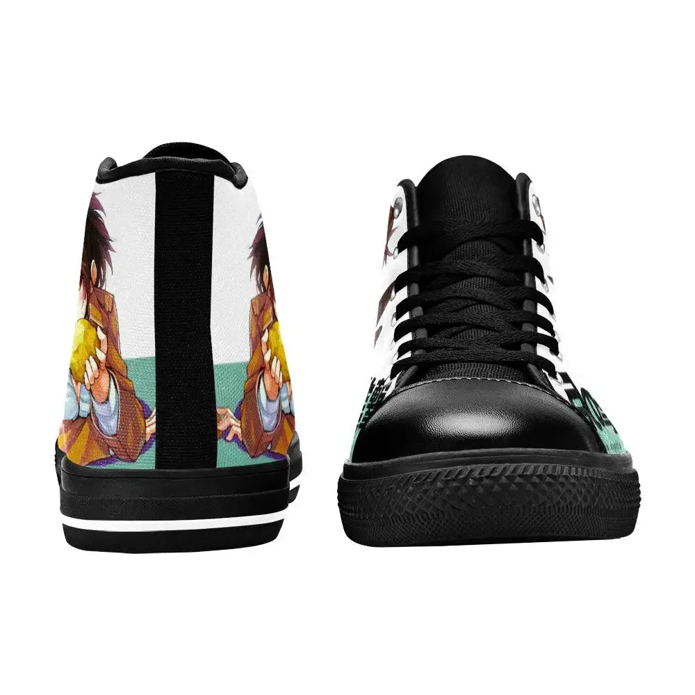 Attack on Titan Sasha Braus Shoes High Tops Sneakers for Kids and Adults