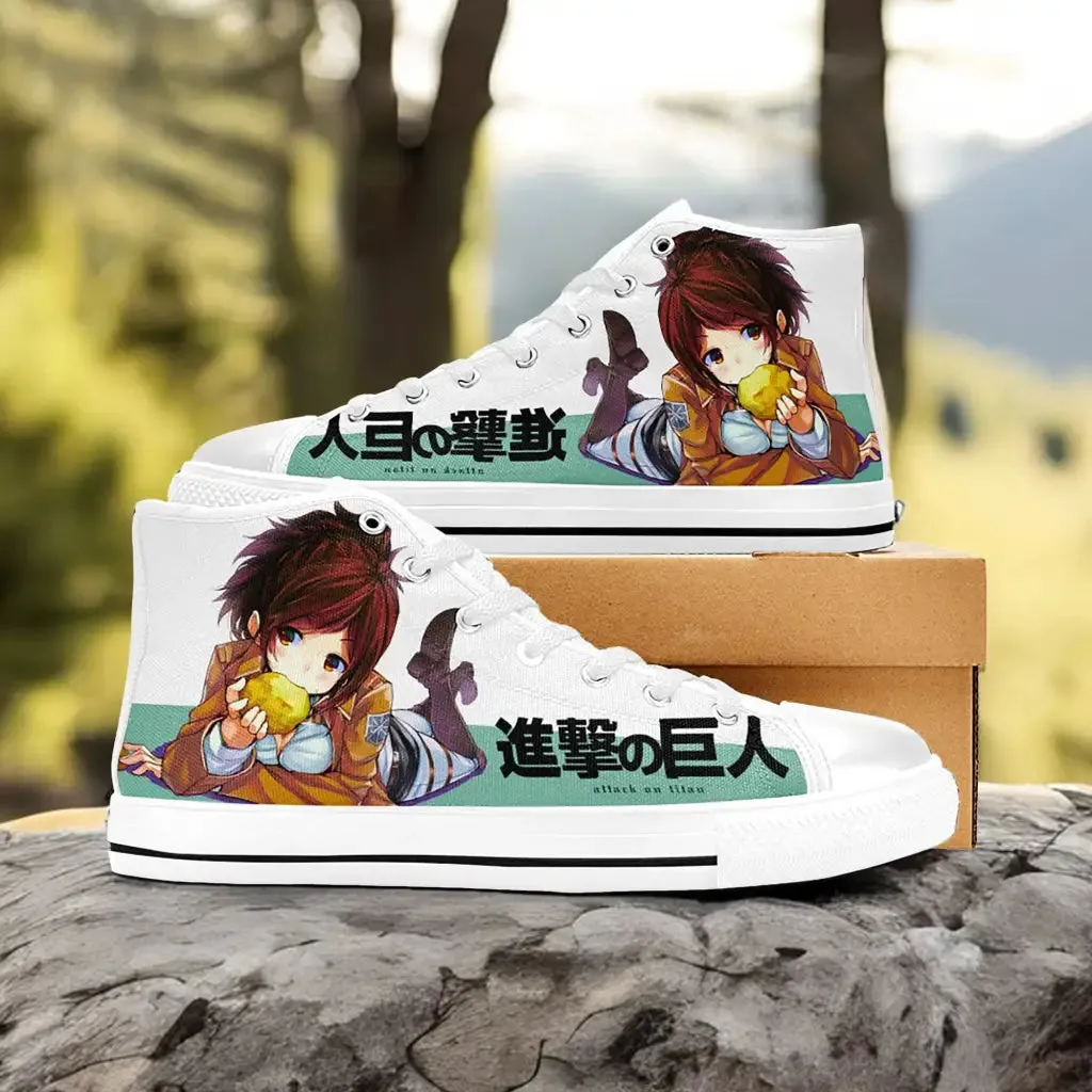 Attack on Titan Sasha Braus Shoes High Tops Sneakers for Kids and Adults