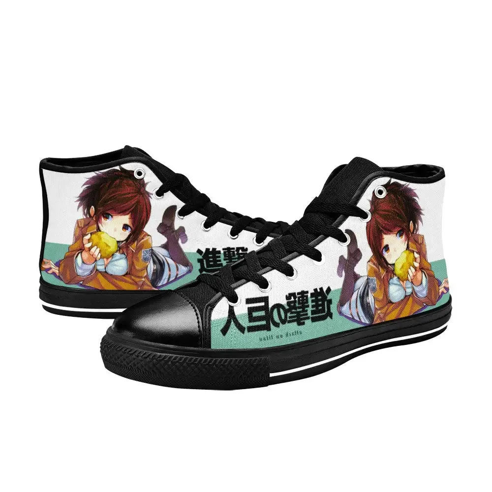 Attack on Titan Sasha Braus Shoes High Tops Sneakers for Kids and Adults