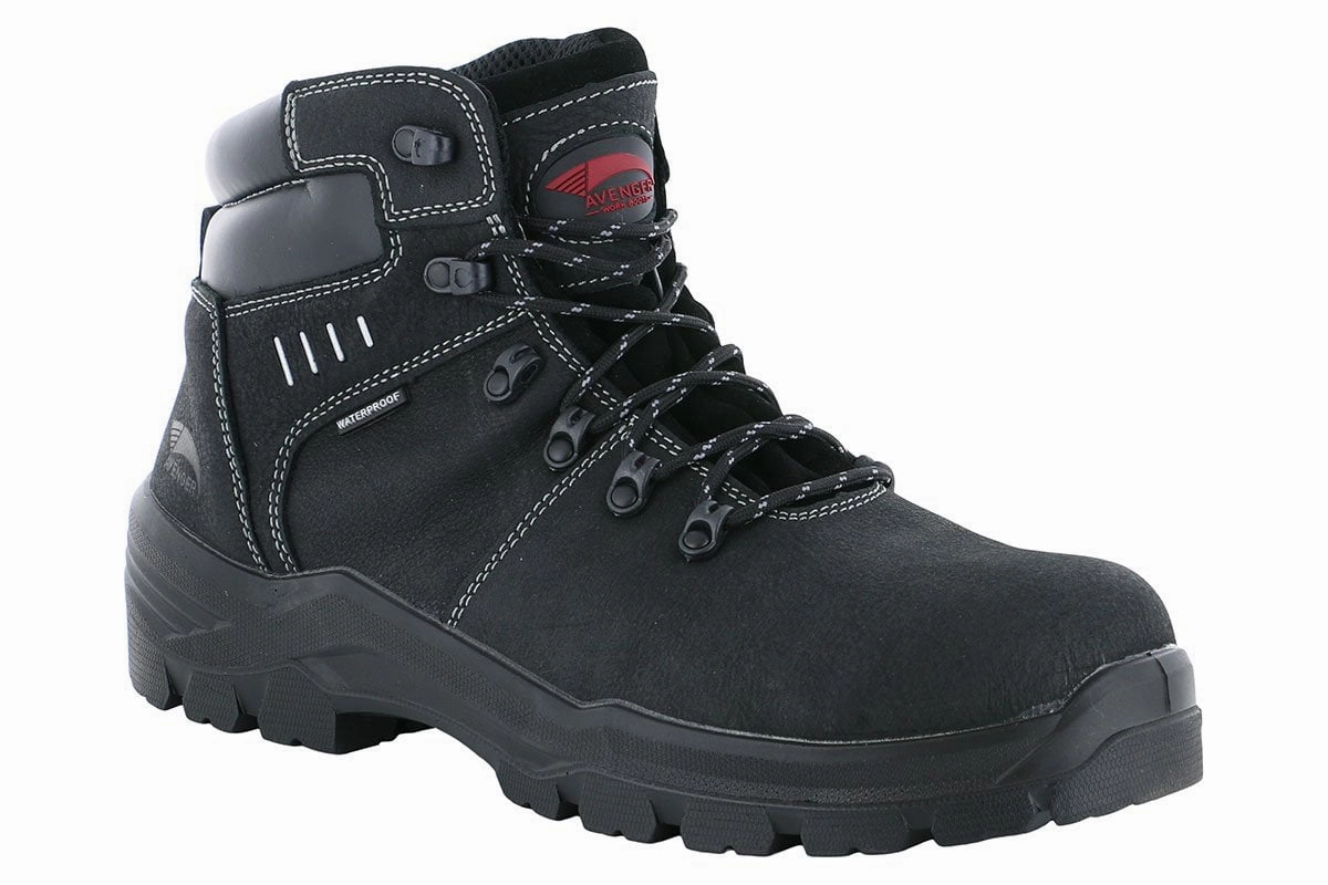 Avenger 7400 Waterproof Composite Toe Boot Black Impact Resistance