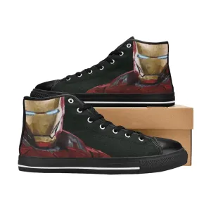 Avengers Endgame Iron Man Shoes High Top Sneakers for Kids and Adults