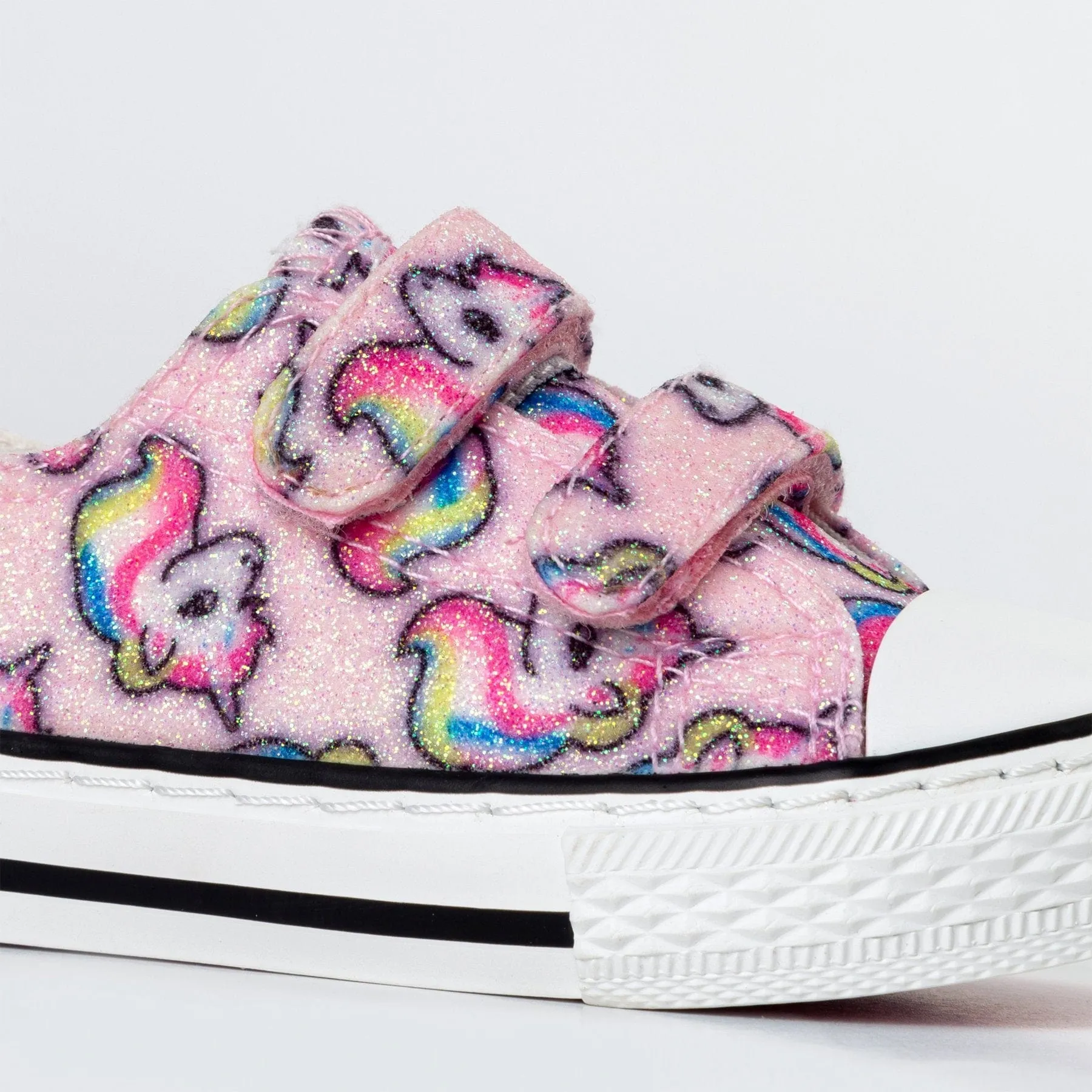 Baby's Unicorn Glitter Canvas Sneakers