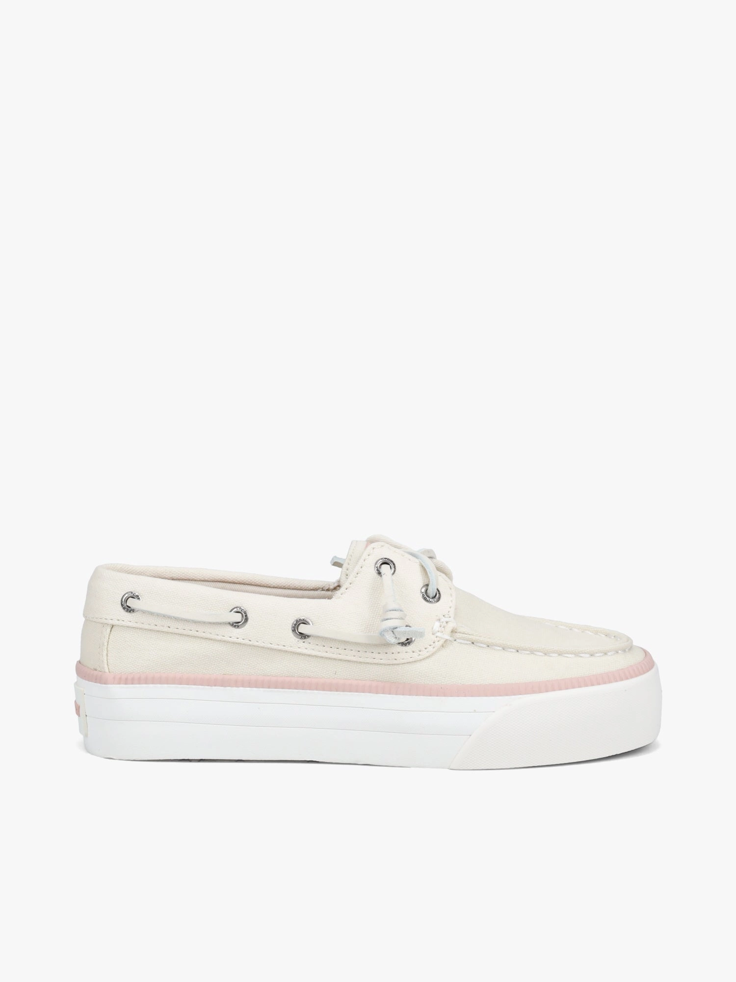 Unisex Comfort Bahama Sea Platform Offwht Pink recycled