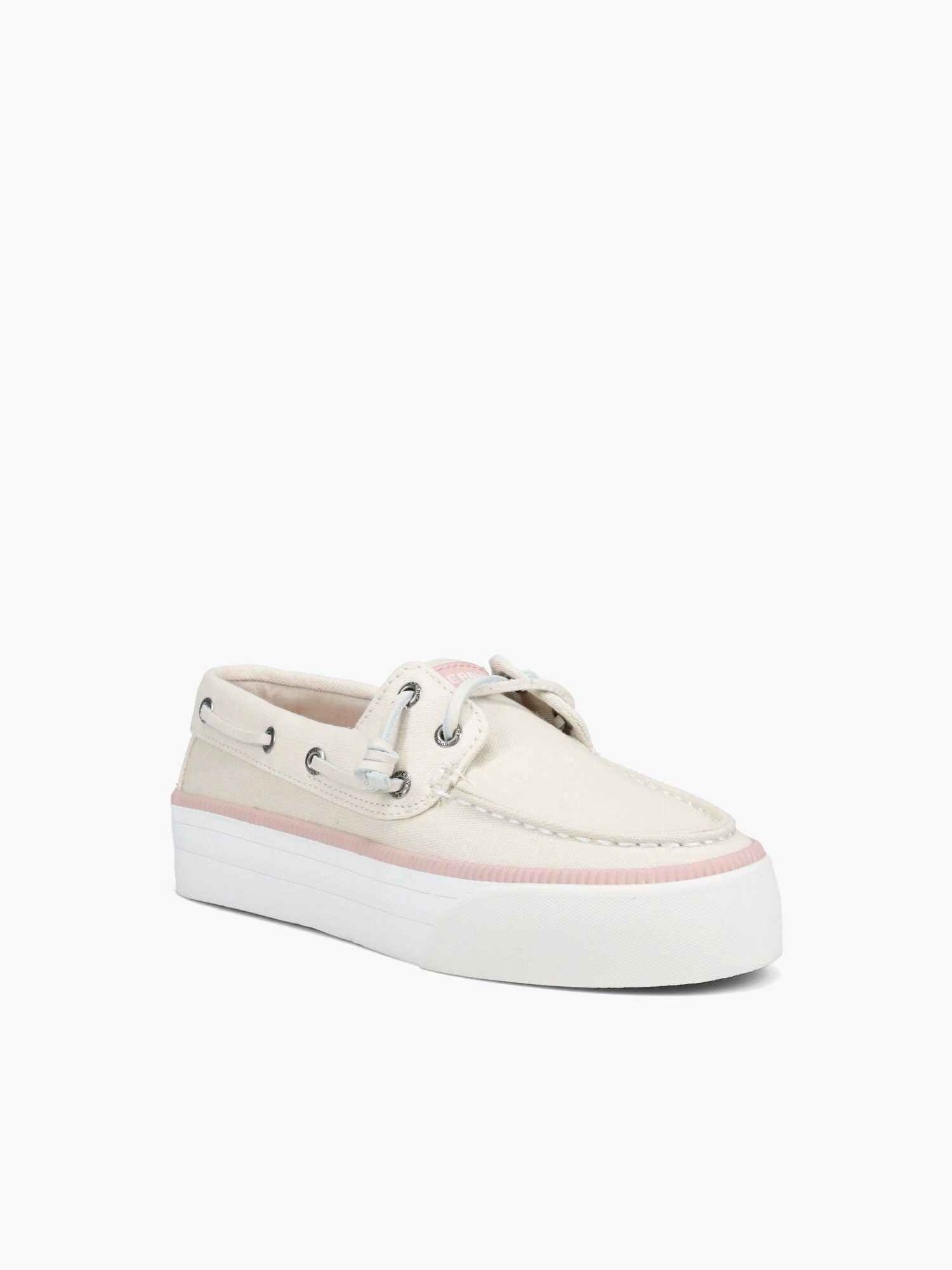 Cool Texture Soft Insole Bahama Sea Platform Offwht Pink recycled