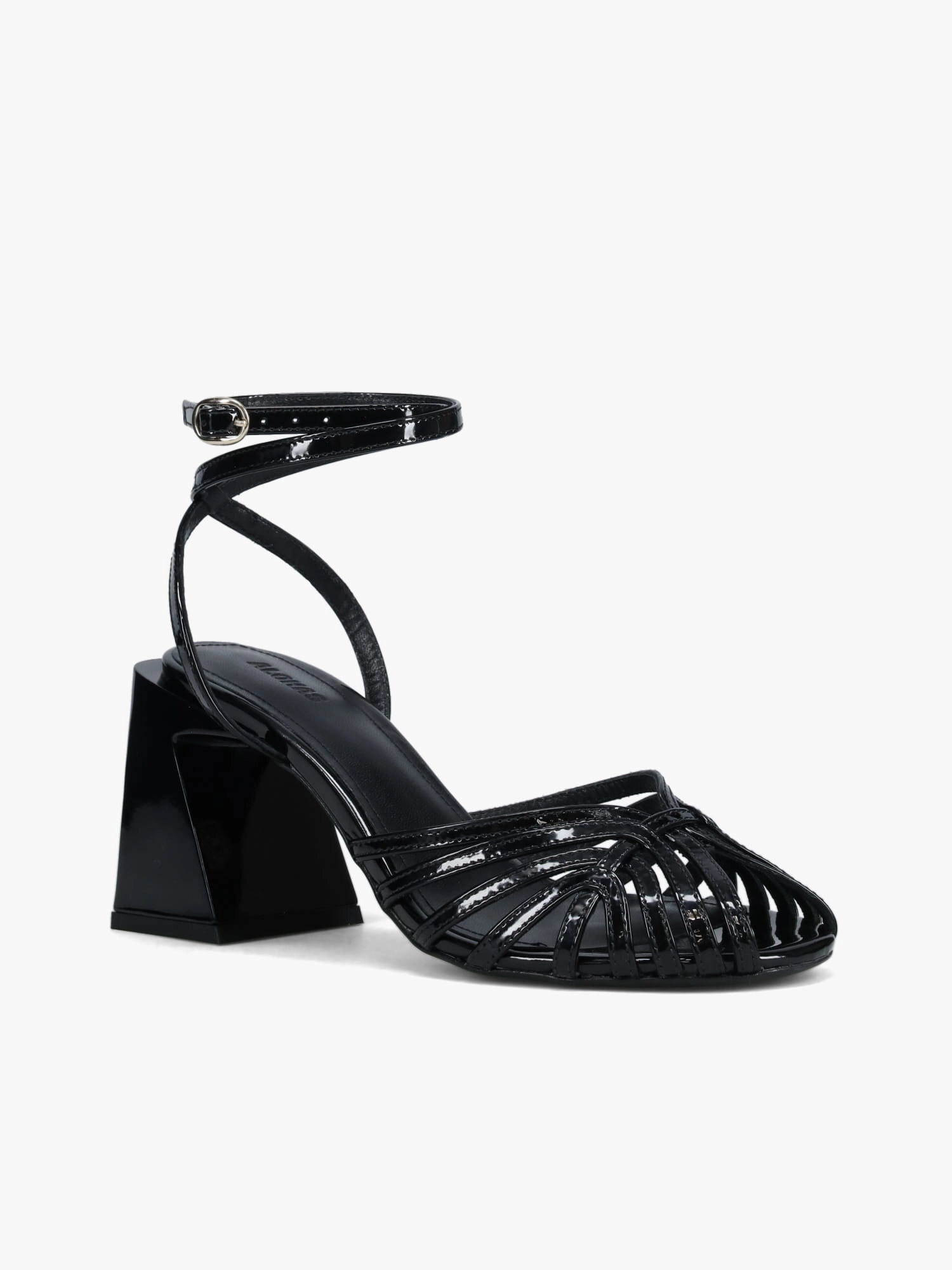 Jessa Onix Black leather Outdoor Comfort Shoes