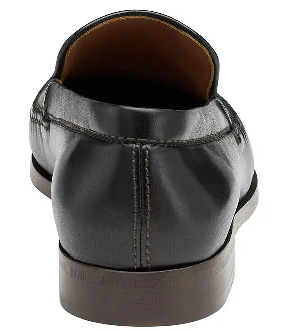 Baldwin Leather Venetian Loafers - Black Comfortable Straps