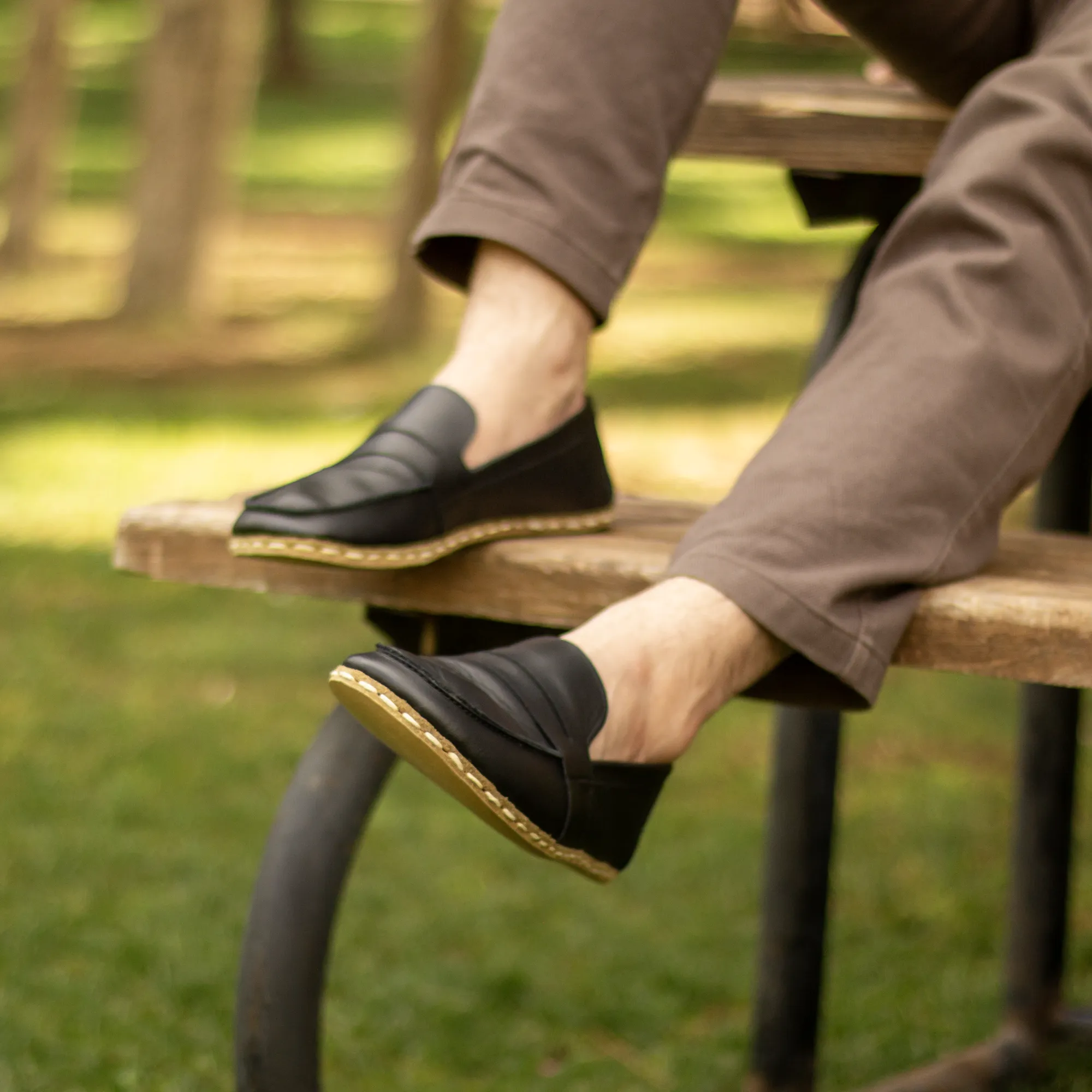 Barefoot Earthing Shoes Black Men